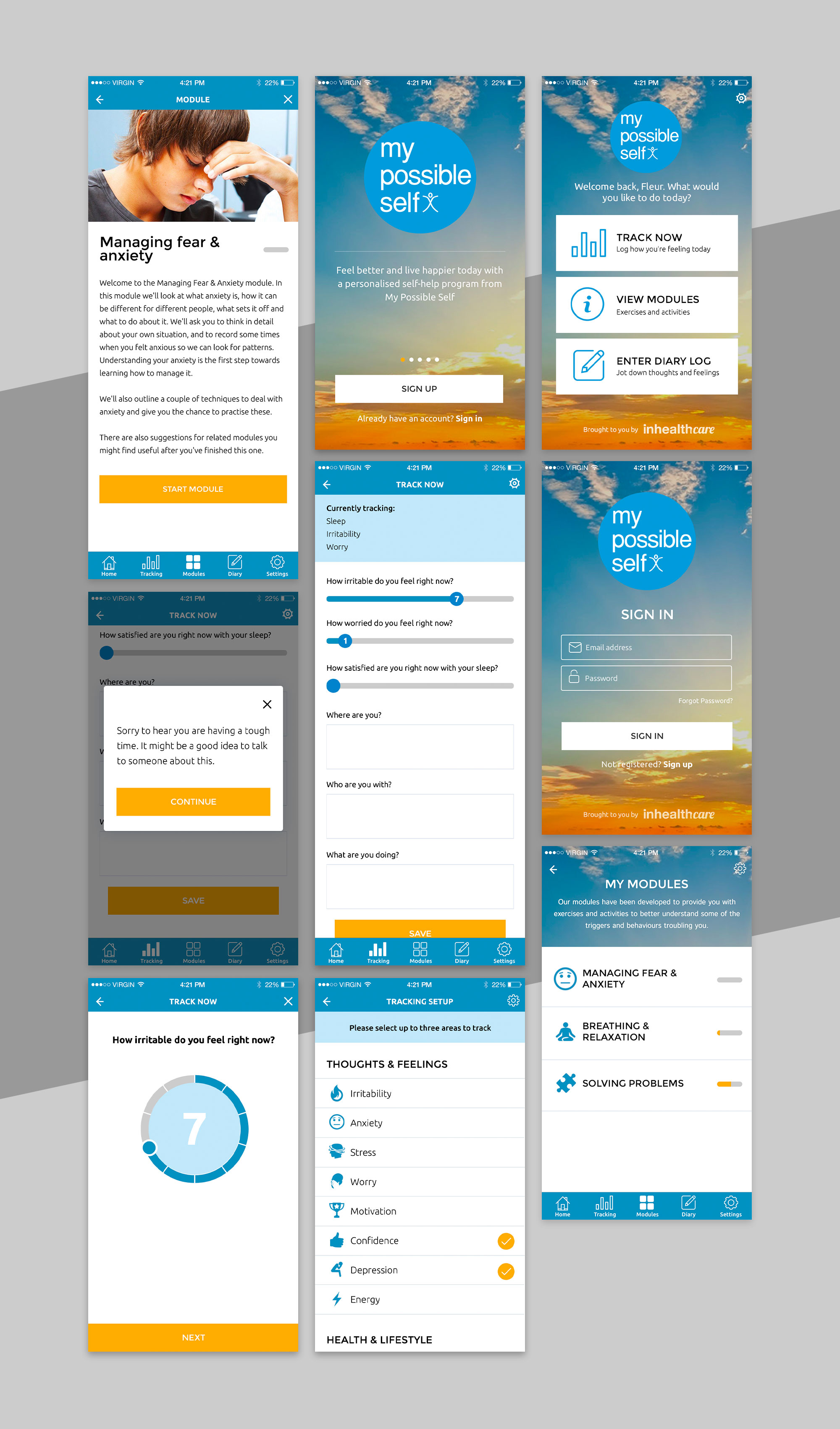 Initial My Possible Self designs